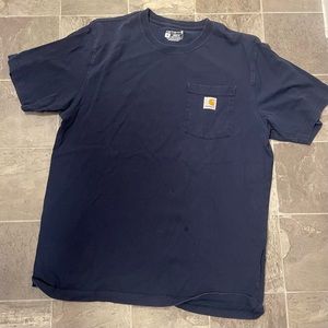 Blue Carhartt t shirt